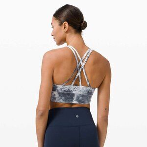 lululemon athletica Blue and White Sports Bra
